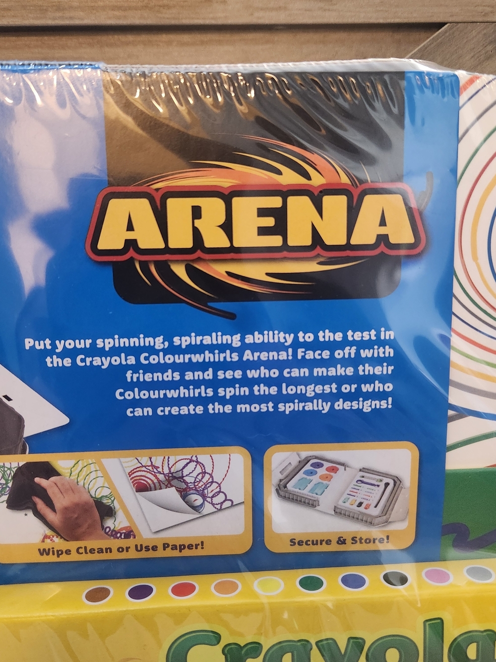 Crayola ColourWhirls Arena Spinner Playset, ages 6+, new/sealed - Picture 6 of 7